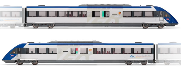 Jouef HJ2212 - French diesel railcar X72500 of the SNCF; 