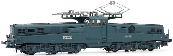 Jouef HJ2333 - Electric locomotive  CC14100 blue/yellow livery early version, SNCF period III DC Digital with Sound