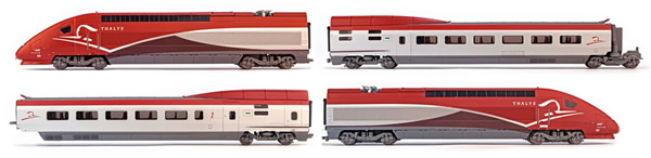 Jouef HJ2358ACS - French 4pc Electric Thalys PBKA of the SNCF (Sound Decoder)