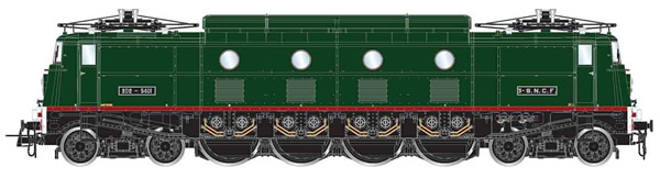Jouef HJ2367 - French Electric locomotive 2D2 5401 depot Montrouge of the SNCF