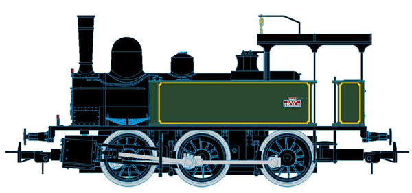 Jouef HJ2379 - French Steam Locomotive 030T of the SNCF