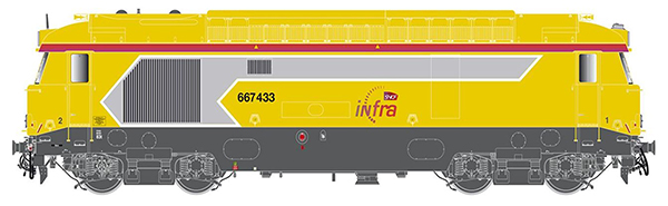 Jouef HJ2465S - French Diesel Locomotive BB 667548 of the SNCF (DCC Sound)