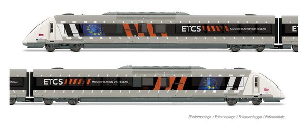 Jouef HJ2481 - French 2pc Diesel Railcar BR X 72500 of the SNCF