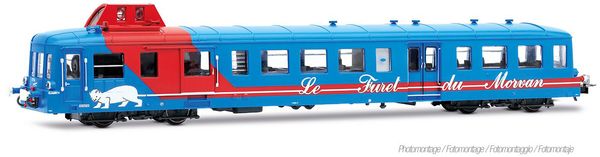 Jouef HJ2624 - Diesel Railcar X 3876 “Le Furet du Morvan” of the CFTA