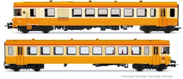Jouef HJ2627 - French 2pc Diesel Railcar X 4790 of the SNCF
