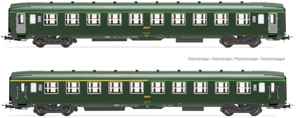 Jouef HJ4147 - 2pc DEV AO Passenger Coach Set