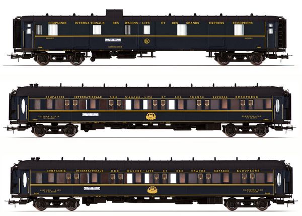 Jouef HJ4162 - 3pc Passenger Set Train Bleu, set 1/2