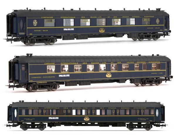 Jouef HJ4163 - 3pc Passenger Set Train Bleu, set 2/2