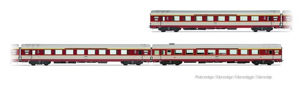 Jouef HJ4202 - 3pc Coach Set Le Capitole 1985 (A8u, Vru, A4Dtux)