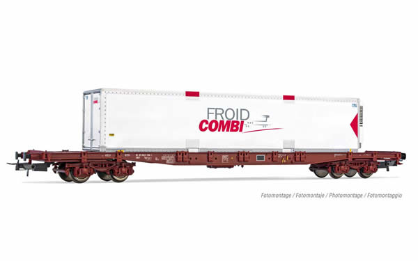 Jouef HJ6212 - 4-axle S7 wagon with caisse mobile FROIDCOMBI 