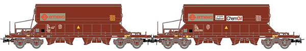 Jouef HJ6228 - 2 Unit Pack Taoos Hopper Wagons 