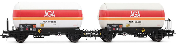 Jouef HJ6289 - French 2 unit pack gas tank wagons of the SNCF