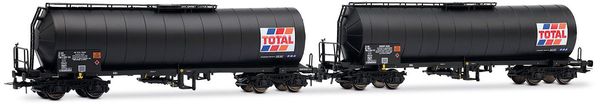 Jouef HJ6323 - 2pc TOTAL France Insulated Tank Wagon Set