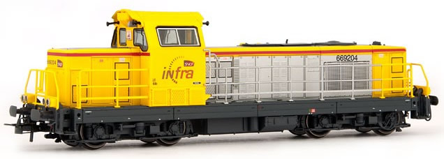 Jouef 2081 - SNCF, diesel locomotive BB 69204, INFRA livery Jouef 2081 - SNCF, diesel locomotive BB 69204, INFRA livery
