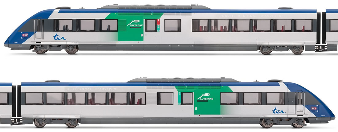 Jouef HJ2211 - French diesel railcar X72500 of the SNCF; 