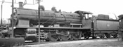 French Steam locomotive 140 C 362, with tender 18 C 550 of the SNCF