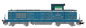 Diesel locomotive BB 666442 blue livery of the SNCF (DCC Sound)
