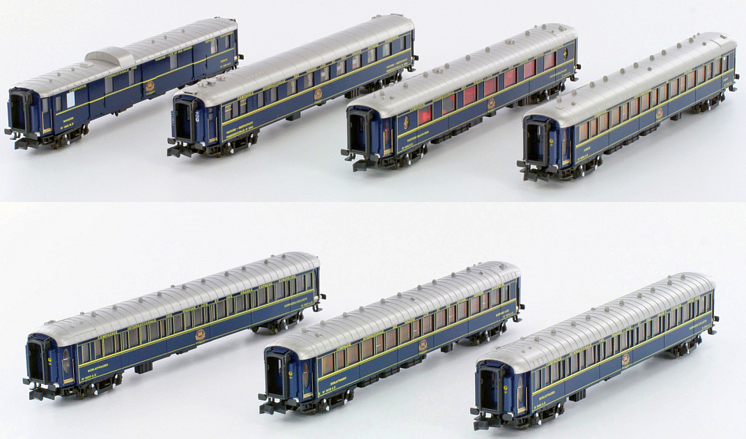 KATO CARROZZA PULLMAN 4158 CIWL ORIENT EXPRESS (Museo Lalique) BOX SCALA-N 1:160