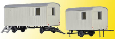 Kibri 10278 - H0 Construction trailer, 2 pieces