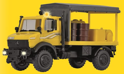 Kibri 10770 - H0 UNIMOG lubricate vehicle GleisBau withLED-lighting, functional kit **discontinued**