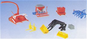 Kibri 10910 - H0 Tractor attachments set