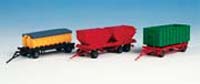 Kibri 15706 - H0 Trailer set and dumper 