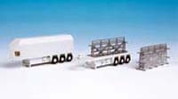 Kibri 15709 - H0 Hook roll-off construction with roll skipand cargo