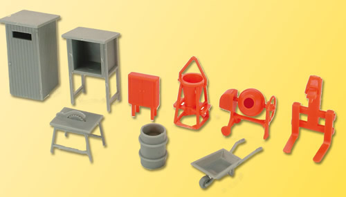 Kibri 38140 - H0 Deco-set Roadworks accessories