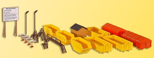 Kibri 38155 - H0 Deco-set Material yard