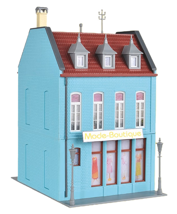 Kibri 38394 - H0 Town house with fashion boutique in Düsseldorf