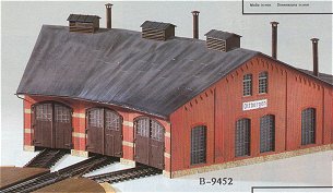 Kibri 9452 - Roundhouse engine shed