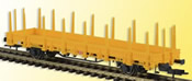 H0 Low side car, yellow