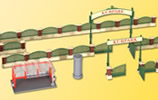 H0 Deco-set Fence for English garden