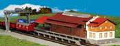 Shed w/Crane & Ramp