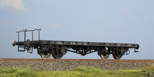 KM1 213104 - Era IIIa Linz flatcar with Standard wheel-set 
