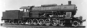 German Steam Locomotive BR 50 of the DRG
