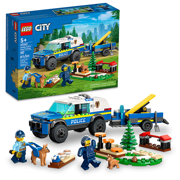 LEGO 60369 - 60369 City Mobile Pollice Dog Training