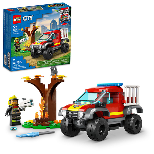 LEGO 60393 - 60393 City 4x4 Fire Engine Rescue Truck