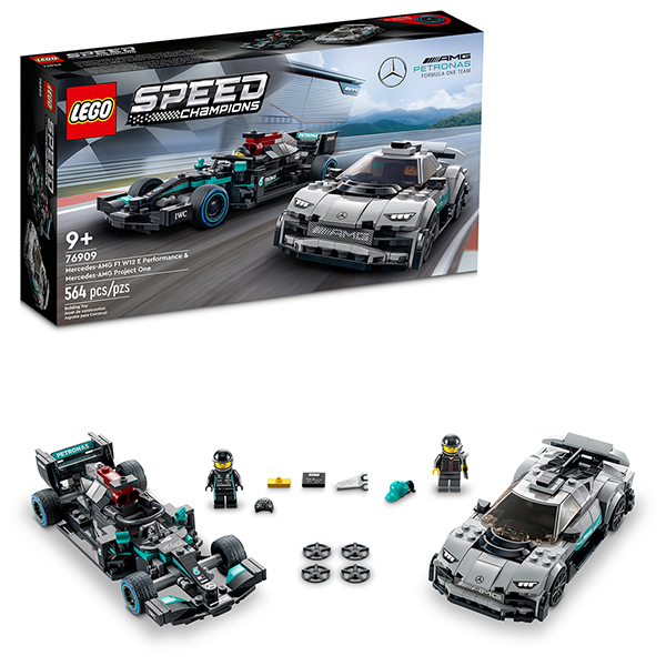 LEGO 76909 - 76909 Speed Champions Mercedes-AMG F1 W12 E Performance & Project One
