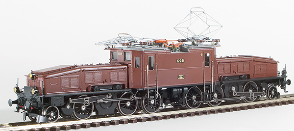 Lematec HO-211-4 - Swiss SBB Ce6/8 Crocodile Brown Livery