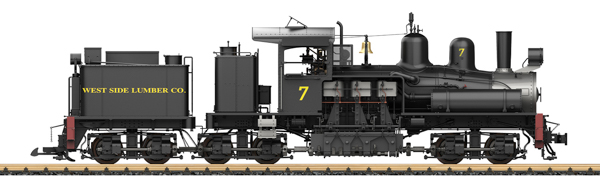 LGB 26702 - USA Steam Locomotive No. 7 Shay of the West Side Lumber RR (Sound)