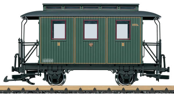 LGB 35092 - Saxon Passenger Car 107K