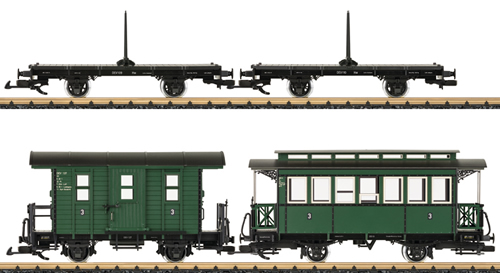 LGB 49390 - 4pc DEV Gmp Car Set