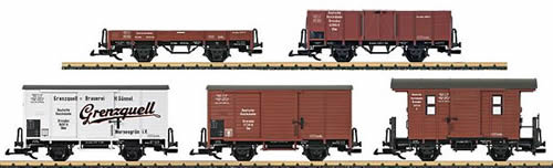 LGB 49450 - DRG Freight Car Set