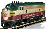 Napa Valley Wine Train Diesel Locomotive (Sound)