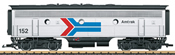 USA Diesel Locomotive Amtrak F7B (Sound)