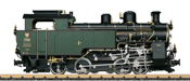 Swiss Steam Locomotive Class HG 4/4 No. 708 of the DFB (Sound)