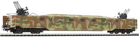 Liliput 336616 - Flak Wagon SdPI 4i 918 039 P Bln DR Ep.II Camouflaged