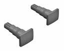 Liliput 969885 - Buffer Set Black Rectangular  4pcs/Bag