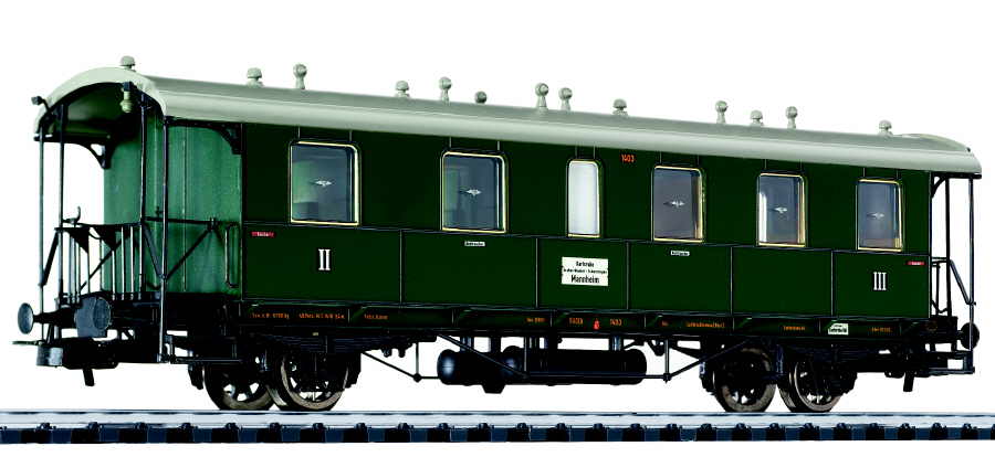 Liliput Passenger Coach Nd Rd Class Bci Baden Ep I